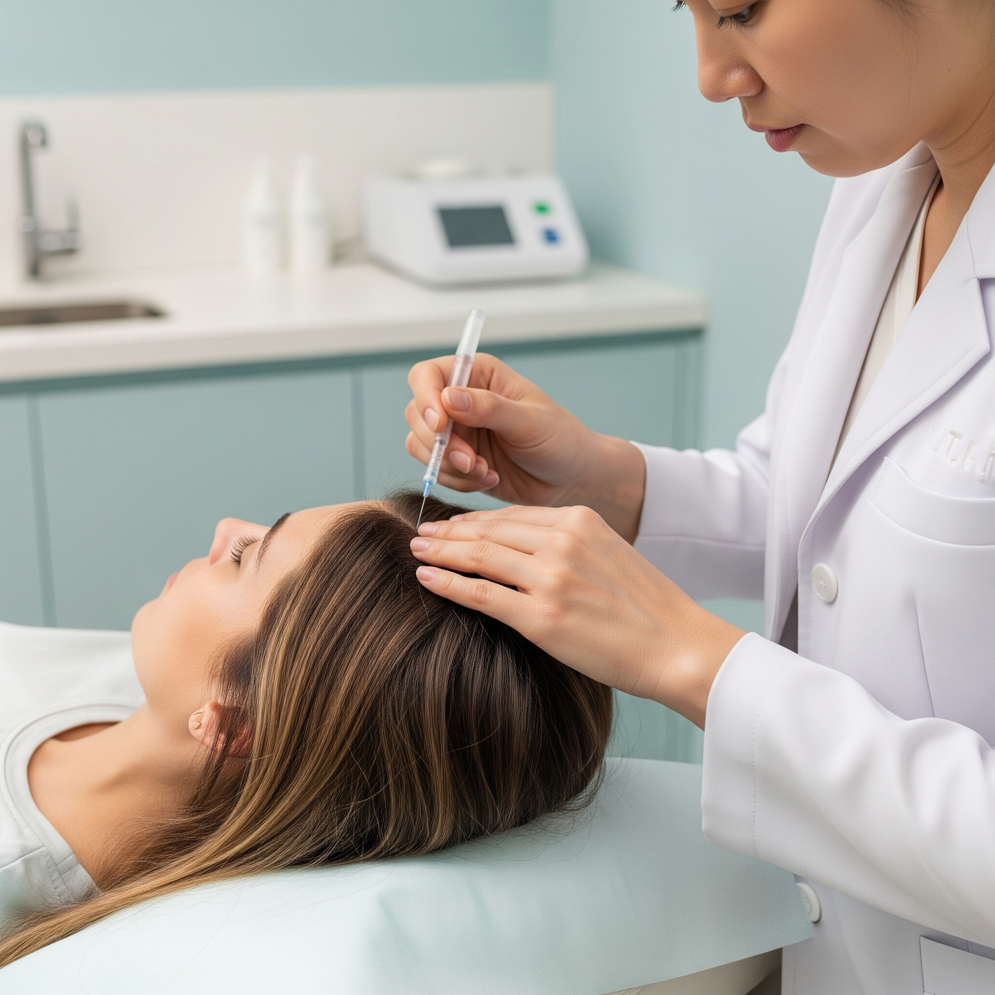 PRP Hair Treatment process